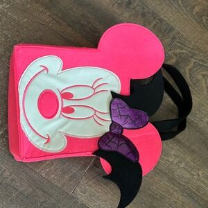 Disney Minnie Mouse Halloween Pink Glow-in-the-Dark Trick or Treat Candy Bag